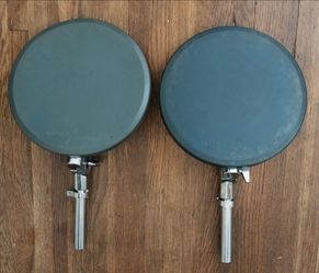 DrumTech 10" Electronic Drum Pads + Pearl Mounting Arms