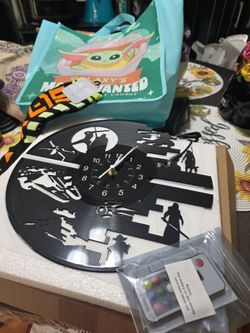 Star Wars Gift Set Clock & Socks,bag