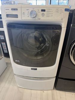 Maytag Maxima Front Load Washer with Pedestal!!!
