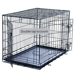 Wire Dog Cage Double Door 36"