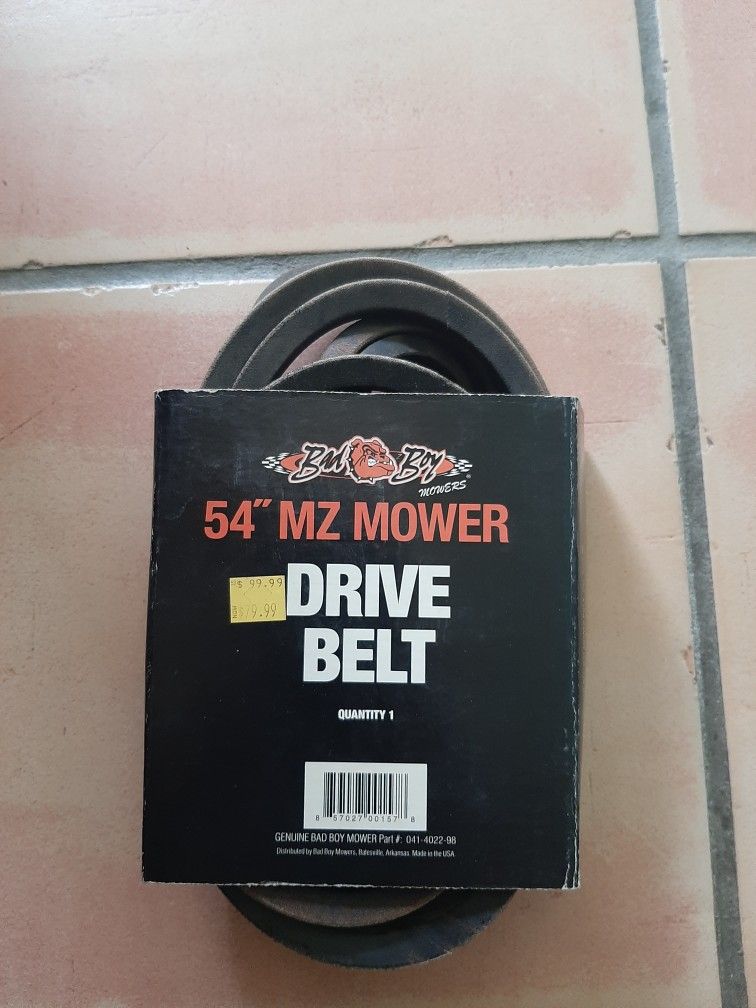 041-4022-98  Bad BOY MOWER DECK BELT 54 INCH 