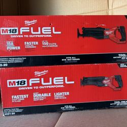M18 Fuel Milwaukee Sawzall