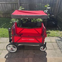 Radio Flyer Convertible Wagon With Canopy