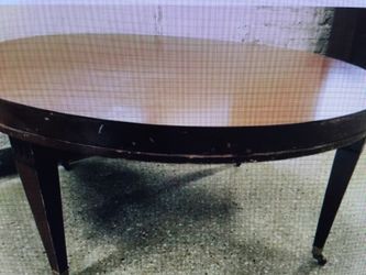 Mid century round coffee table