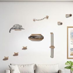VEVOR - Wall Mounted Cat Shelves, Cat...