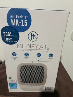 White Air Purifier with HEPA Filter