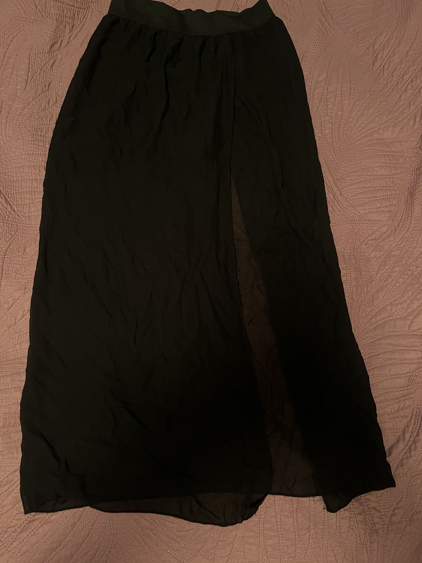 Women’s Black Long Skort 