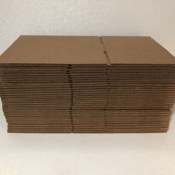 15” x 10” x 4” Corrugated Boxes - New / 28 Count