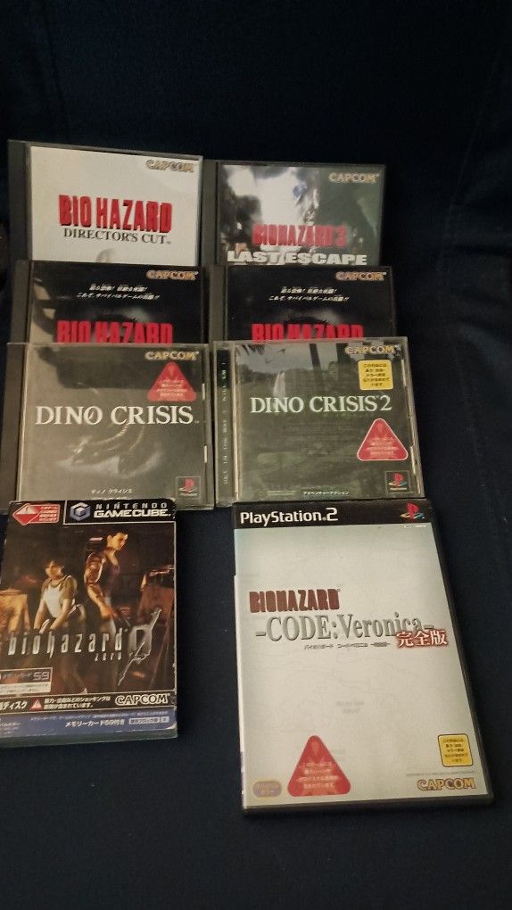 RARE RESIDENT EVIL GAMES Lot