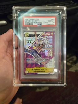 Serialized Gear 5 Luffy PSA 10 One Piece