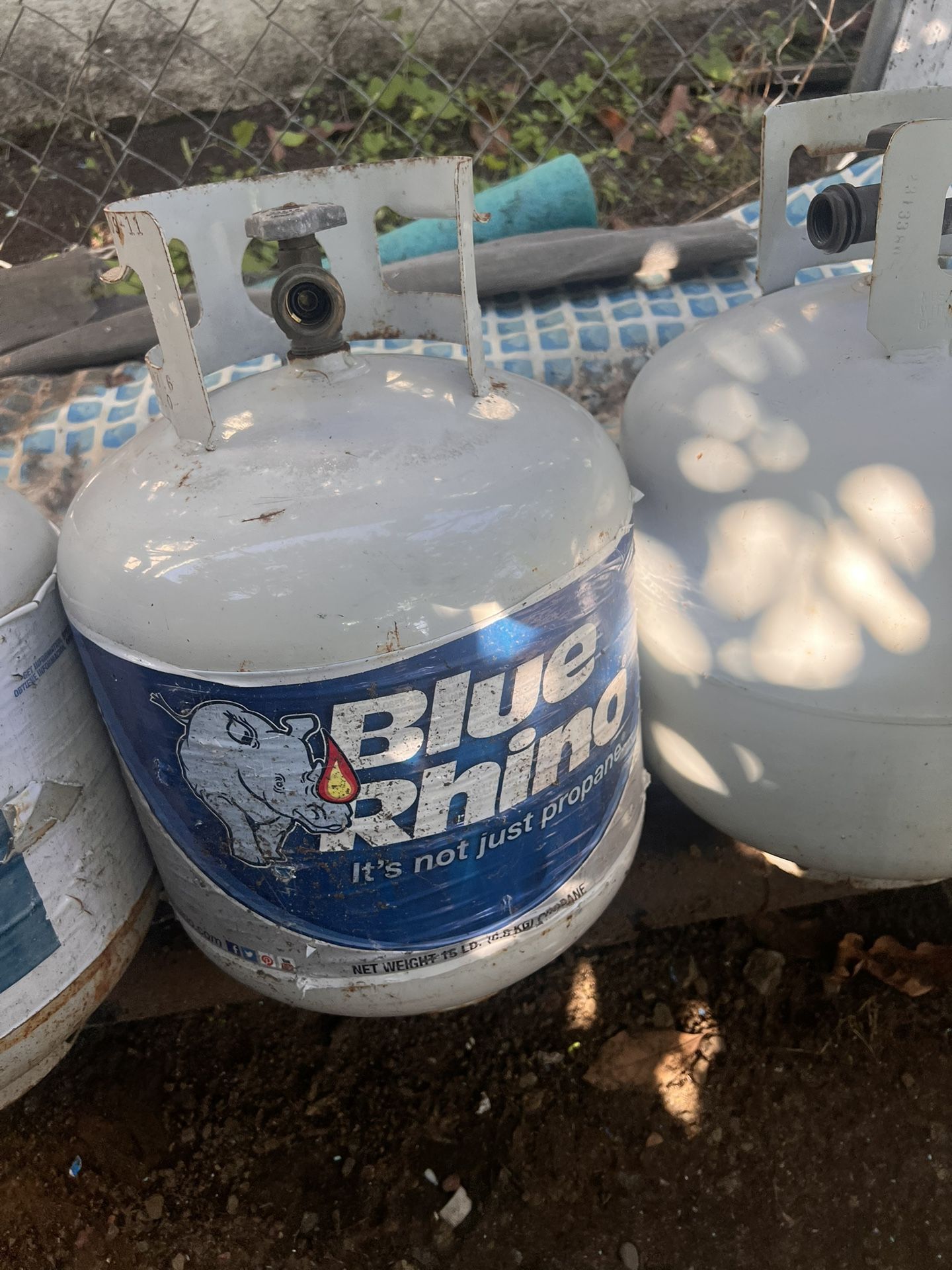 Propane Tanks Semi Empty