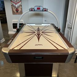 Air hockey table