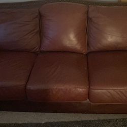 Leather Couch And Loveseat 