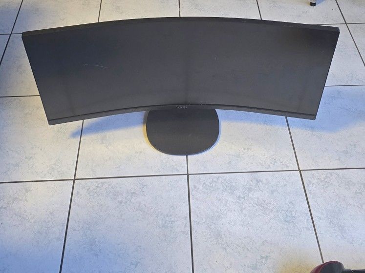 MSI 34" Curved Gaming Monitor FOR REPAIR/PARTS