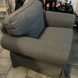 Super Comfy IKEA Armchair, Remmarn light gray