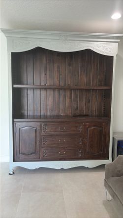 Wall unit/bar solid wood