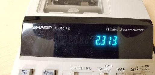 Sharp printing calculator