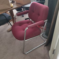 Red Cushioned Chair