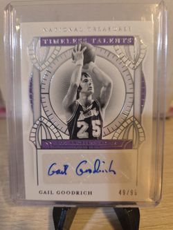 Lakers  Gail  Goodrich  certified  Autograph  Card