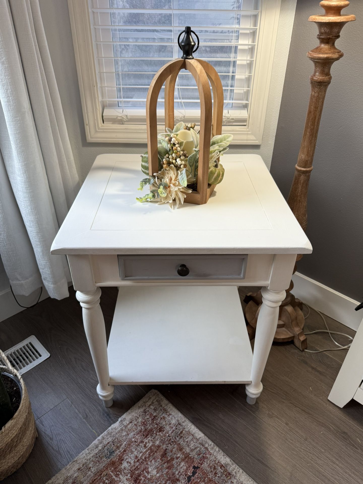 Beautiful Side Table With Drawer