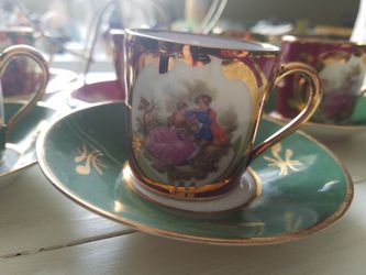 Vintage French Limoge Demitasse Set