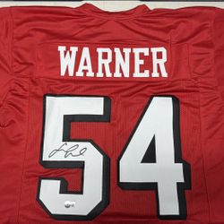 49ERS AUTOGRAPHED “FRED WARNER” JERSEY