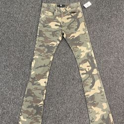 Stacked Camo Pants 