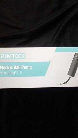 Pumteck electric ball pump and light
