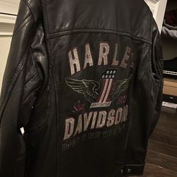Harley Davidson 1 Leather Jacket Medium 
