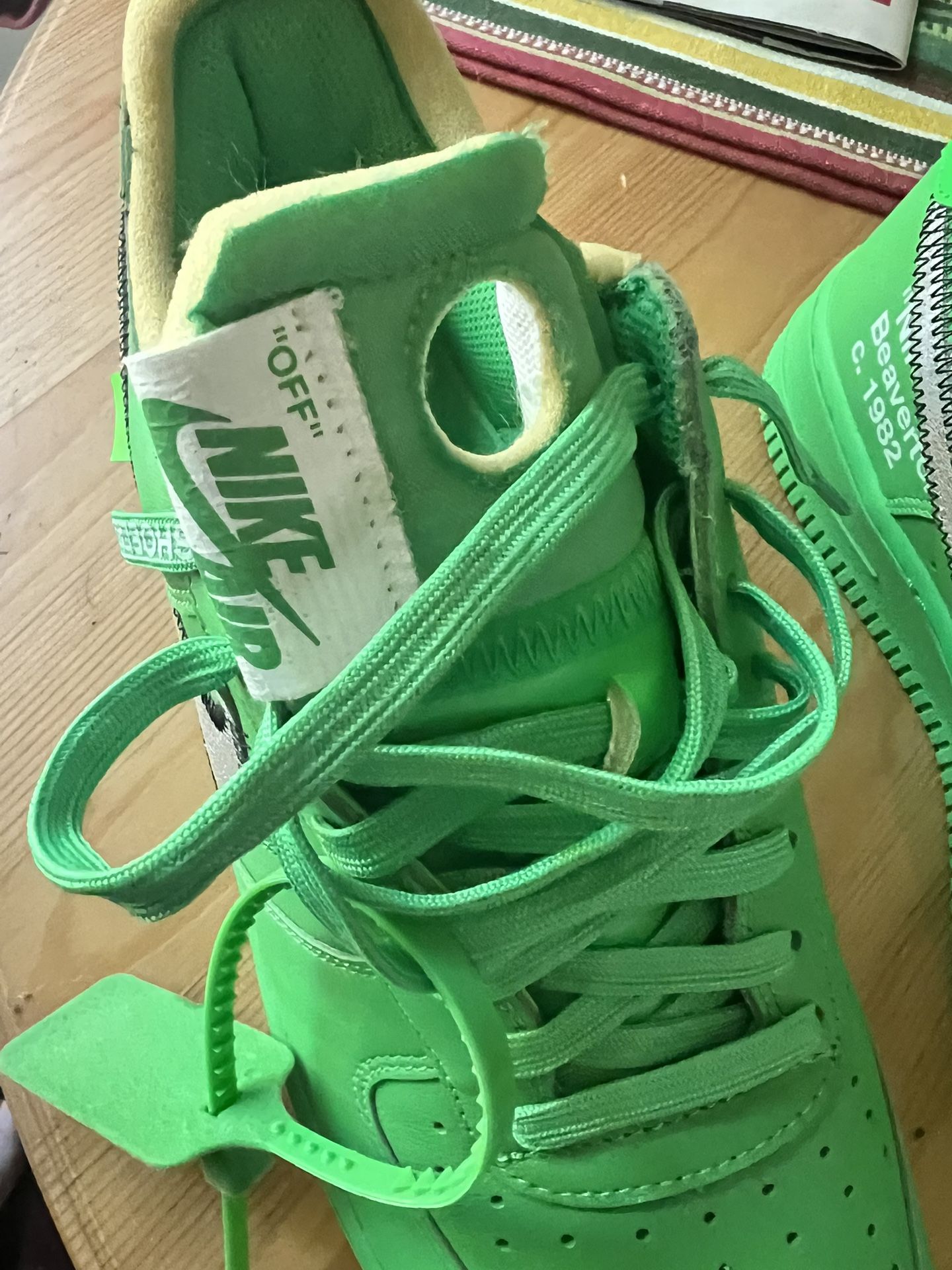 Green Nikes
