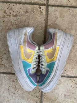 Nike AF1 Low Pastel Reveal Womens Size 8.5