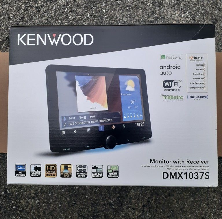 NEW! 10" Kenwood Nav Multimedia Receiver