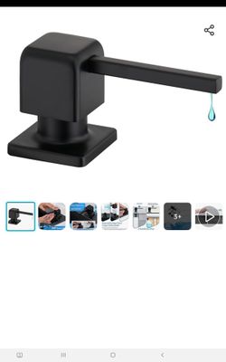 Black soap dispenser for kitchen bathroom (26)