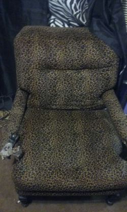 Cheetah chair. Vintage