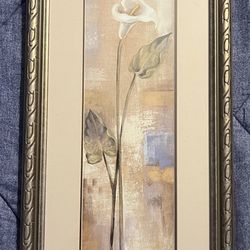Framed Wall Art Print Entitled "Spring Grace III" By Artist Silvia Vassileva