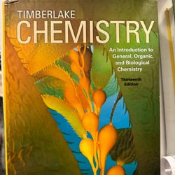 Timberlake Chemistry 13th Edition