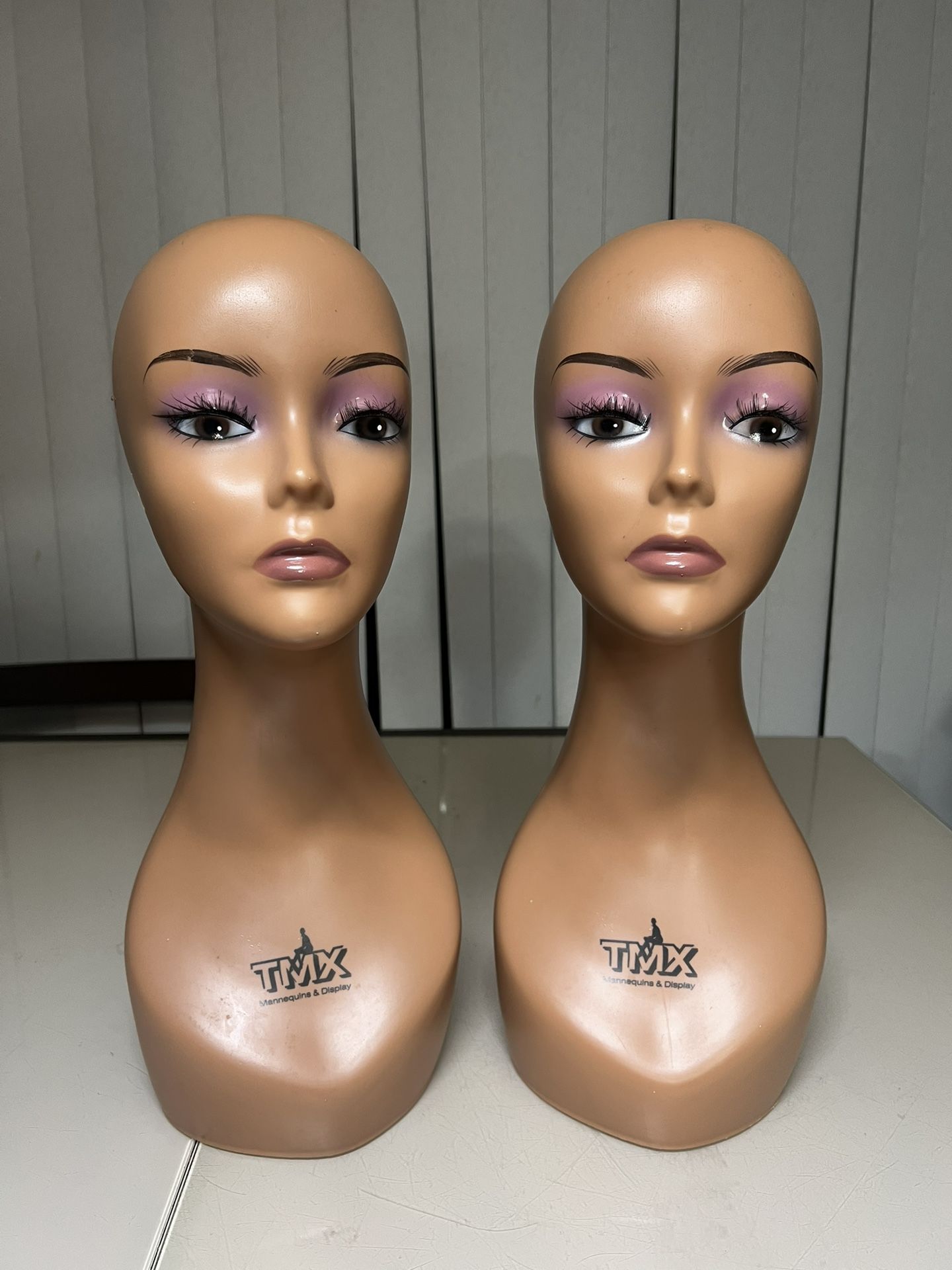 TMX Bald Mannequin Head Portable Wigs Display Model for Glasses Wig Display Shop. Used in great condition.