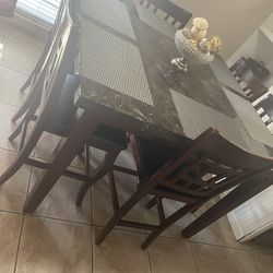 NEED GONE ASAP! OBO! Dining Table With 6 Chairs