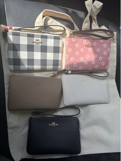Each Coach Brand New Wristlet Wallets Beautiful