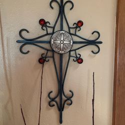 Vintage Cross Wall Decor