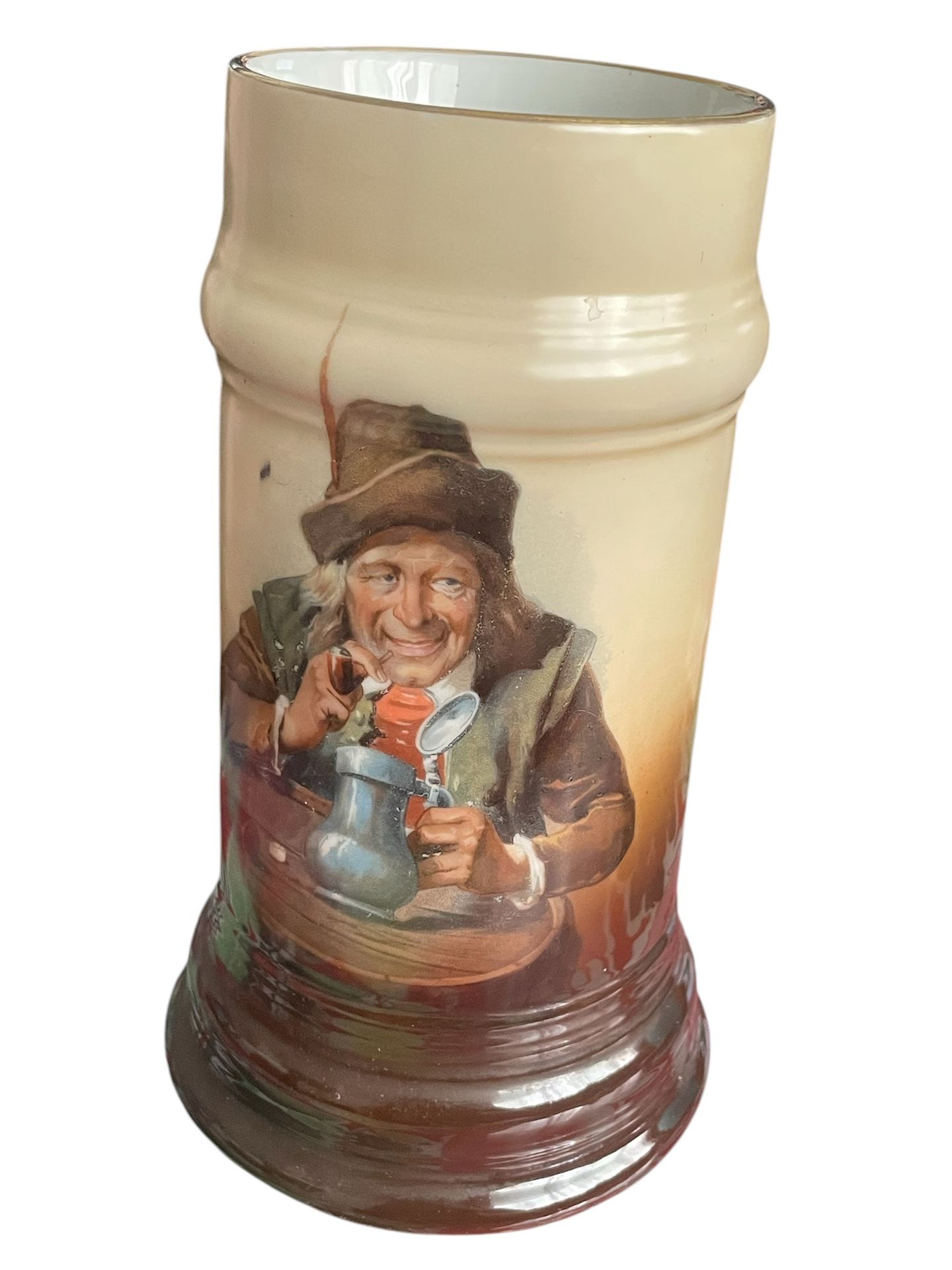 Antique Hand painted Tankard 11