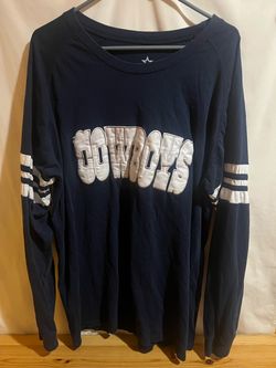 Dallas Cowboys Authentic Long Sleeve Shirt Navy White NFL Football Size 2XL Used Good Condition $40 Meet Up In Irving @dfwgoods