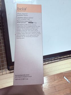 belief pore cleaner bubble foam 100ml