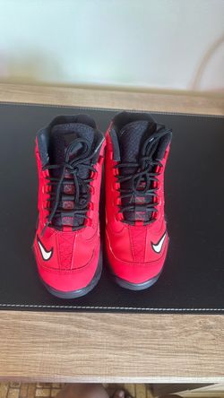 Nike Red and Black High-Top Sneakers