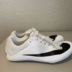 Nike Rival Sprint Track & Field Sprinting Spikes (DC8753-100) (White/Meta) Sz 9