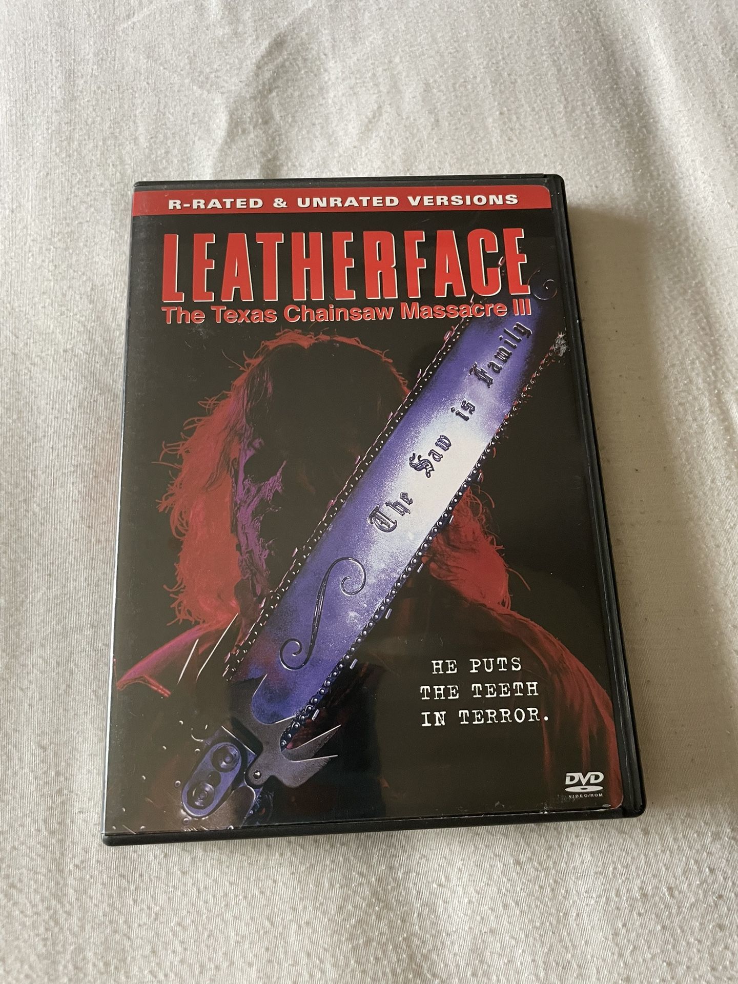 leatherface the texas chainsaw massacre III dvd