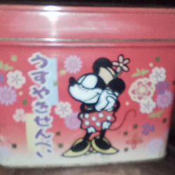 Tokyo Disney Sea Souvenir Tins Disney Minnie Mouse Empty Tins