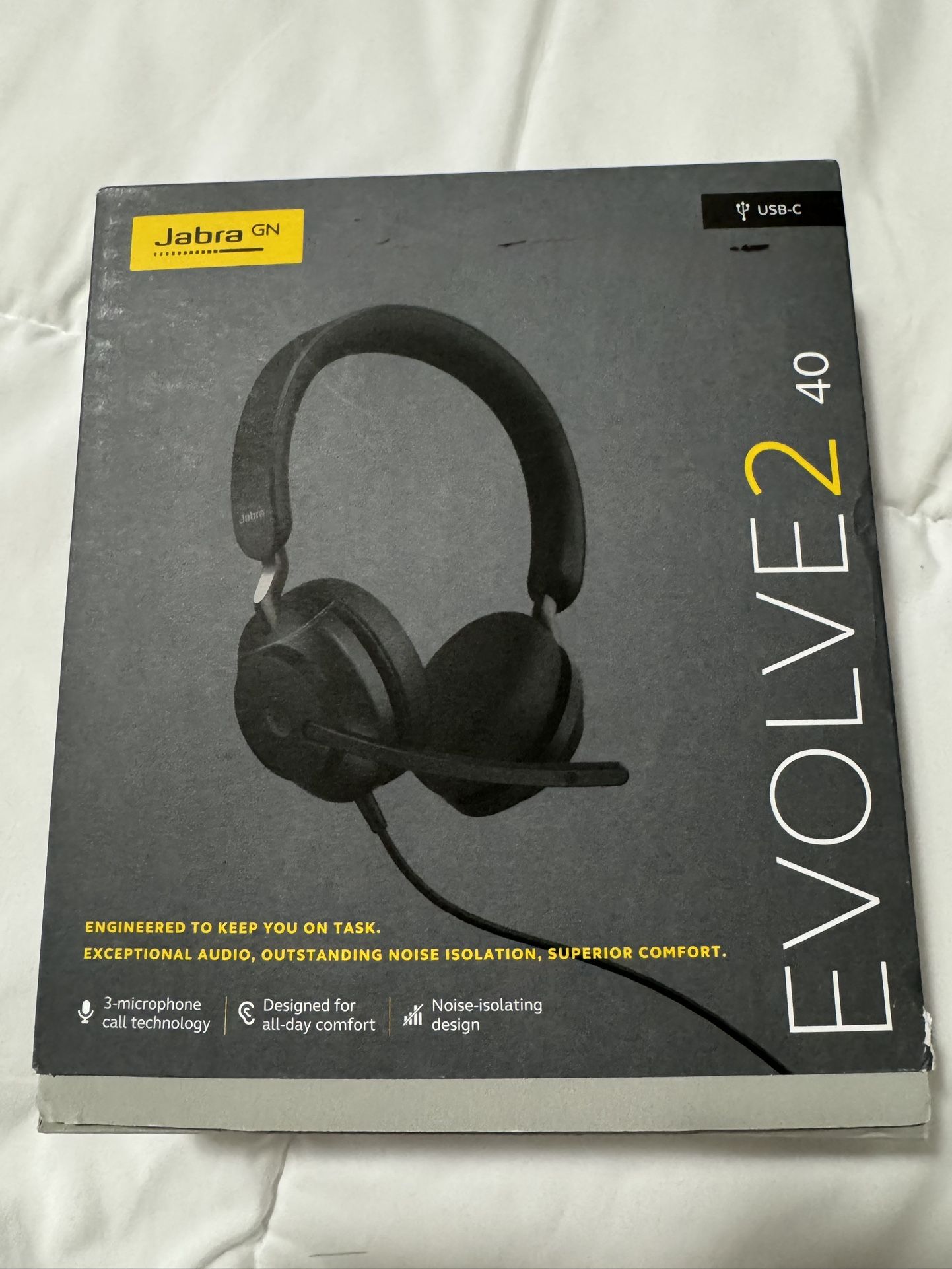 Jabra Headphone With Mic