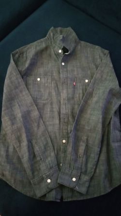 Levi 501 long sleeve button up shirt brand new