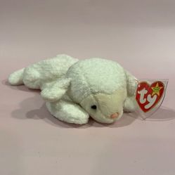 1996 Vintage Original Ty Beanie Baby Fleece the Lamb Excellent Used Condition
